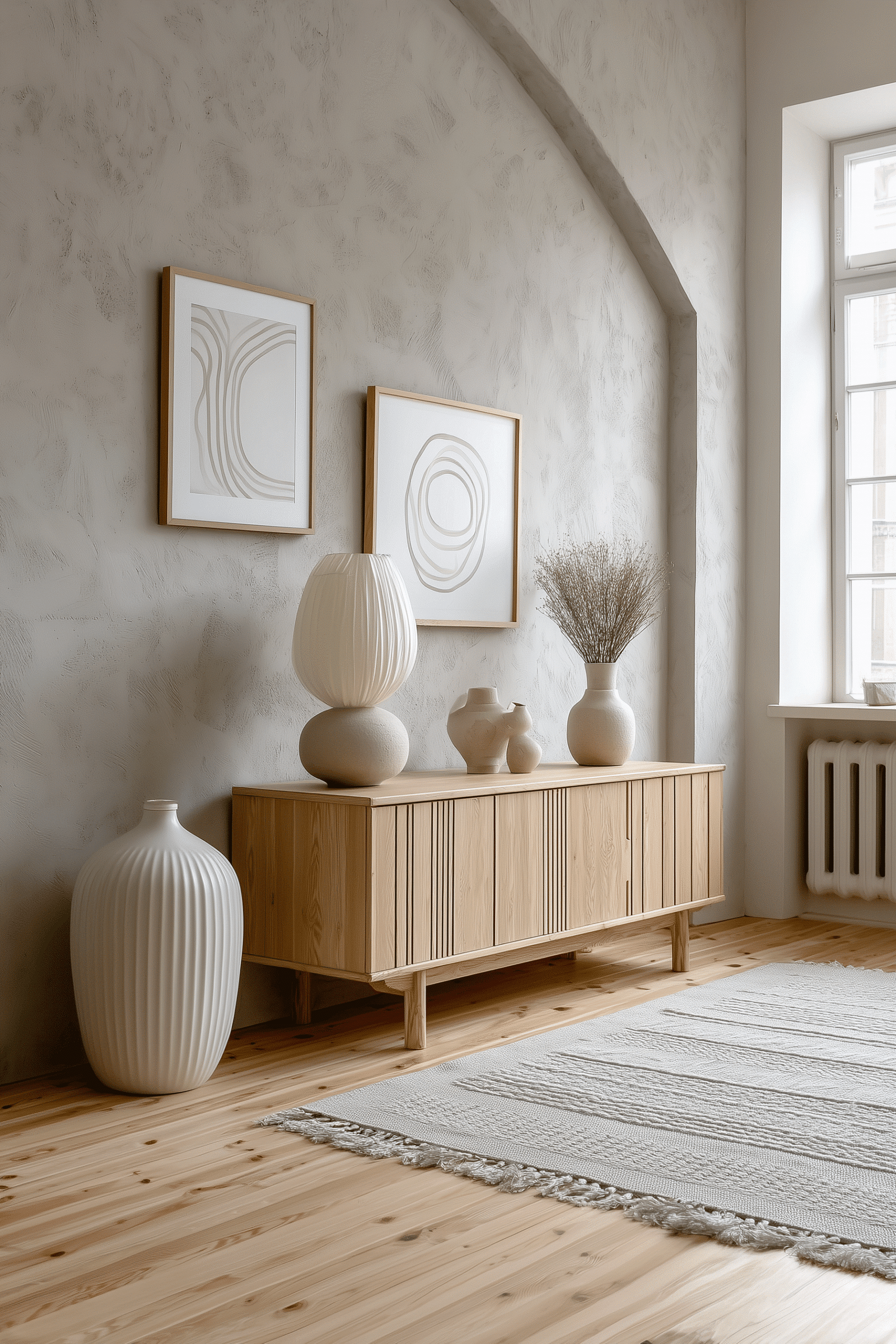 232mm 56436 frontal view of a calm Scandinavian minimalist inte dce6f2a1 e9c4 46c3 9f78 d0bd4aad6f30 scaled