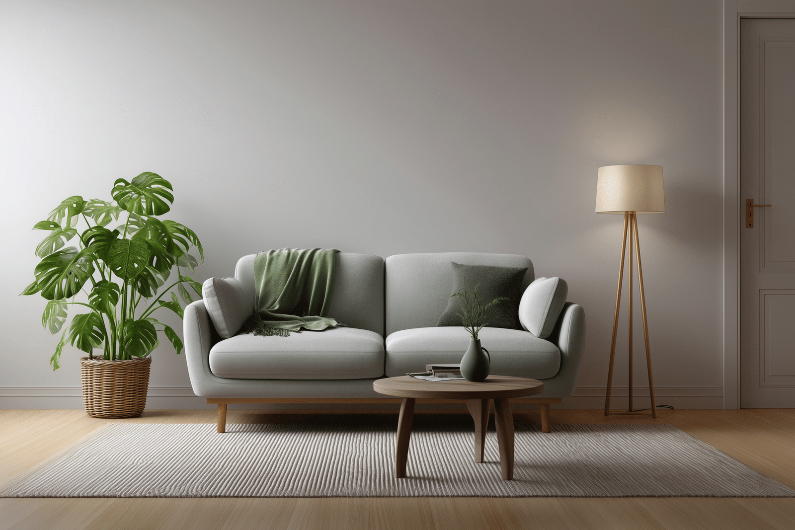 sukarman24 a Scandinavian living room wall mockup with a small 3f49a143 c0bb 40e2 8c72 ae38af70f60e scaled